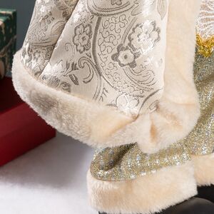 Фигура под елку Санта-Клаус в золотом кафтане 60 см Winter Deco фото 8