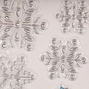 Новогодние наклейки на окно Снеговики - Морозная Фантазия 37*22 см Winter Deco фото 4