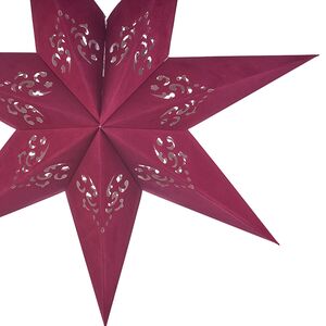 Бумажная звезда Batiston 45 см вишневая Winter Deco фото 2