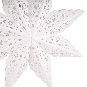 Бумажная звезда Coniston 45 см белая Winter Deco фото 2