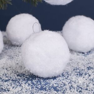 Искусственные снежки Снежный Бум 6 см, 6 шт Winter Deco фото 3