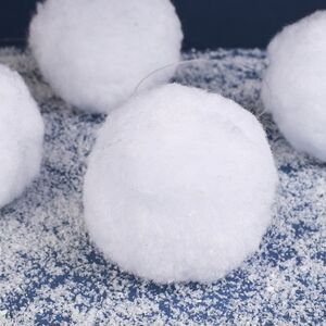 Искусственные снежки Снежный Бум 8 см, 6 шт Winter Deco фото 3