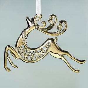 Набор елочных игрушек Олени Golden Glow 18 см, 3 шт Winter Deco фото 2