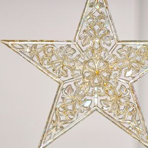 Набор елочных игрушек Звезды Capella 13 см золотые, 2 шт Winter Deco фото 4