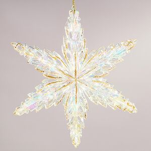 Набор елочных игрушек Снежинки Altais 15 см золотые, 2 шт Winter Deco фото 2