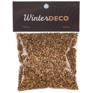 Декоративный наполнитель Whitewind золотой 20 гр Winter Deco фото 1