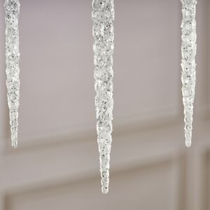 Набор елочных игрушек Сосульки - Laval Pradel 14 см, 4 шт Winter Deco фото 2