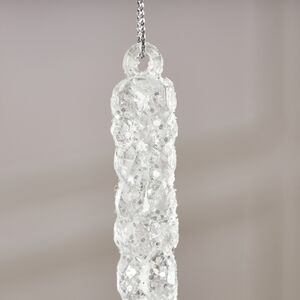 Набор елочных игрушек Сосульки - Laval Pradel 14 см, 4 шт Winter Deco фото 3