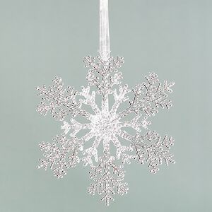 Набор елочных игрушек Снежинки - Westbury 15 см, 7 шт Winter Deco фото 2