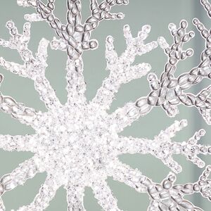 Набор елочных игрушек Снежинки - Westbury 20 см, 4 шт Winter Deco фото 2