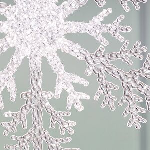 Набор елочных игрушек Снежинки - Westbury 20 см, 4 шт Winter Deco фото 3