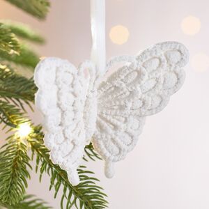 Елочная игрушка Бабочка Оливия 12 см Winter Deco фото 4