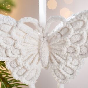 Елочная игрушка Бабочка Оливия 12 см Winter Deco фото 5