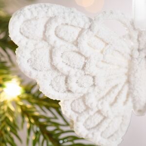 Елочная игрушка Бабочка Оливия 12 см Winter Deco фото 3