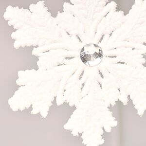 Набор елочных игрушек Снежинки - Ribovelle 12 см, 2 шт Winter Deco фото 3