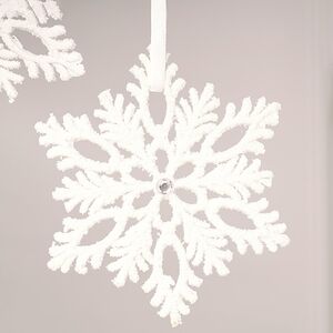 Набор елочных игрушек Снежинки - Risul 13 см, 2 шт Winter Deco фото 2