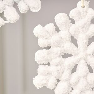 Набор елочных игрушек Снежинки - Chambray 12 см, 2 шт Winter Deco фото 3