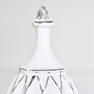 Елочная игрушка Fattura - Antique White 8 см, 2 шт, пластик Winter Deco фото 2