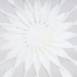 Елочная игрушка Снежинка Altairт 15 см белый, 6 шт Winter Deco фото 4
