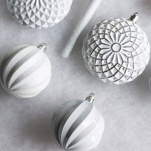 Набор елочных игрушек Frosty White 6-17 см, 15 шт Winter Deco фото 3