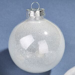 Елочные ПЭТ шары Albertine - White Glaze 8 см , 6 шт Winter Deco фото 4