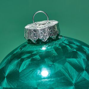 Елочные ПЭТ шары Albertine - Голубые Гавайи 10 см, 4 шт Winter Deco фото 5