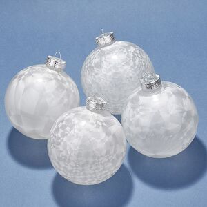Елочные ПЭТ шары Albertine - Жемчужный Перелив 10 см, 4 шт Winter Deco фото 3