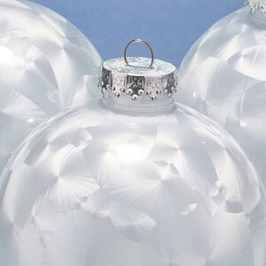 Елочные ПЭТ шары Albertine - Жемчужный Перелив 15 см, 3 шт Winter Deco фото 2