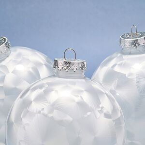 Елочные ПЭТ шары Albertine - Жемчужный Перелив 15 см, 3 шт Winter Deco фото 5