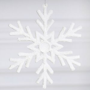 Елочная игрушка Снежинка - Levanto 15 см, 4 шт Winter Deco фото 3