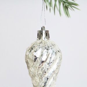 Елочная игрушка Сосулька - Mercogliano 17 см, 4 шт Winter Deco фото 3