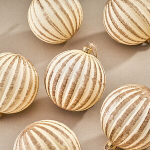 Елочные шары Gonneza - Gavi 8 см, 6 шт, пластик Winter Deco фото 4