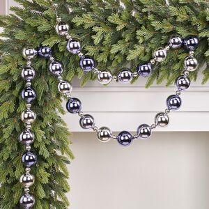 Бусы на елку Wellington - Vento Stellato 2-5 см, 220 см, пластиковые