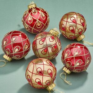 Елочные ПЭТ шары Eterna: Whispers of Eloria 8 см, 6 шт