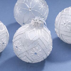 Елочные ПЭТ шары Eterna: Tale of the Northwind 8 см, 6 шт Winter Deco фото 2