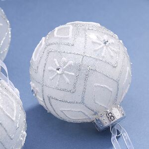 Елочные ПЭТ шары Eterna: Tale of the Northwind 8 см, 6 шт Winter Deco фото 6