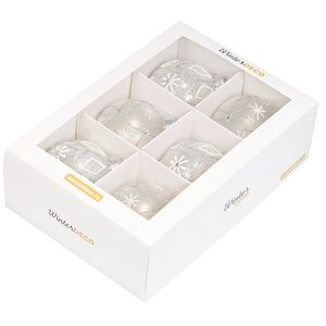 Елочные ПЭТ шары Eterna: Tale of the Northwind 8 см, 6 шт Winter Deco фото 3