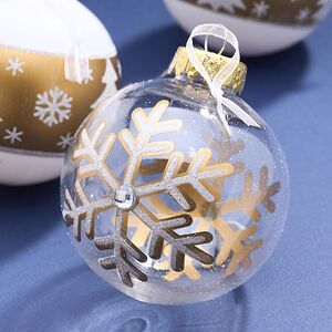 Елочные ПЭТ шары Eterna: Winterglow Sonata 8 см, 6 шт Winter Deco фото 4