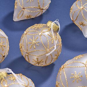 Елочные ПЭТ шары Eterna: Dance of Miralune 8 см, 6 шт Winter Deco фото 2