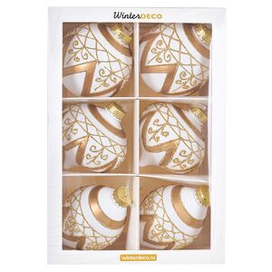 Елочные ПЭТ шары Eterna: Crown of Aetheria 10 см, 6 шт Winter Deco фото 7