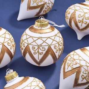 Елочные ПЭТ шары Eterna: Crown of Aetheria 10 см, 6 шт Winter Deco фото 2