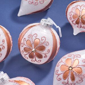 Елочные ПЭТ шары Eterna: Everfrost Garden 10 см, 6 шт Winter Deco фото 2