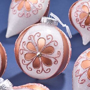 Елочные ПЭТ шары Eterna: Everfrost Garden 10 см, 6 шт Winter Deco фото 6