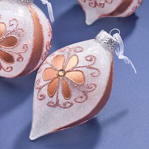 Елочные ПЭТ шары Eterna: Everfrost Garden 10 см, 6 шт Winter Deco фото 5