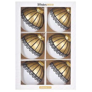 Елочные ПЭТ шары Eterna: Auroras Embrace 10 см, 6 шт Winter Deco фото 6