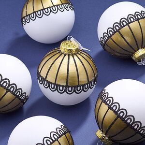 Елочные ПЭТ шары Eterna: Auroras Embrace 10 см, 6 шт Winter Deco фото 2