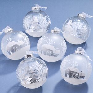 Елочные ПЭТ шары Eterna: Forestlight Reverie 10 см, 6 шт Winter Deco фото 1