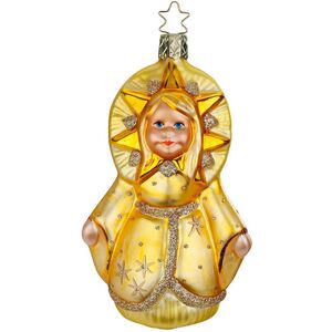 Стеклянная елочная игрушка Mother Sun 12 см Inge Glas фото 1