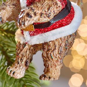 Елочная игрушка Кот Гаспар в жилетке 12 см в подарочной коробке, стекло Winter Deco фото 6