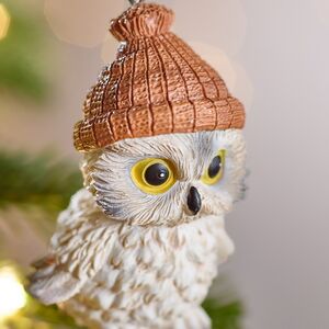 Елочная игрушка Филин Кристофер в шапке 7 см Winter Deco фото 2